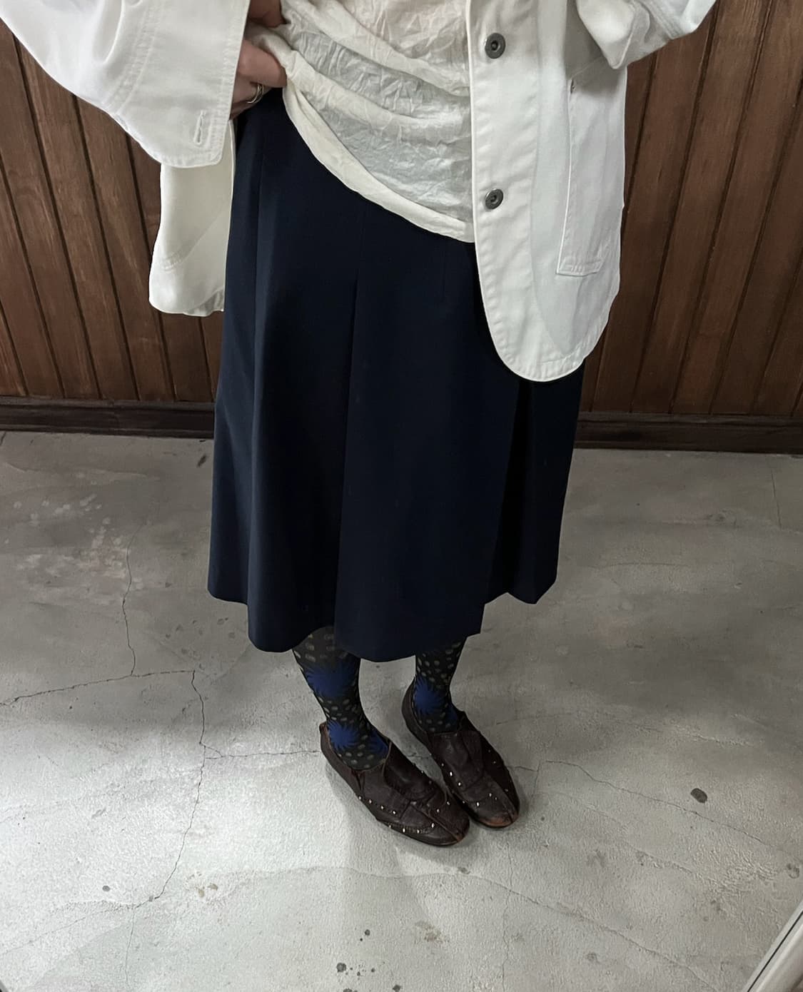 JIL SANDER wool midi skirt 상품이미지1