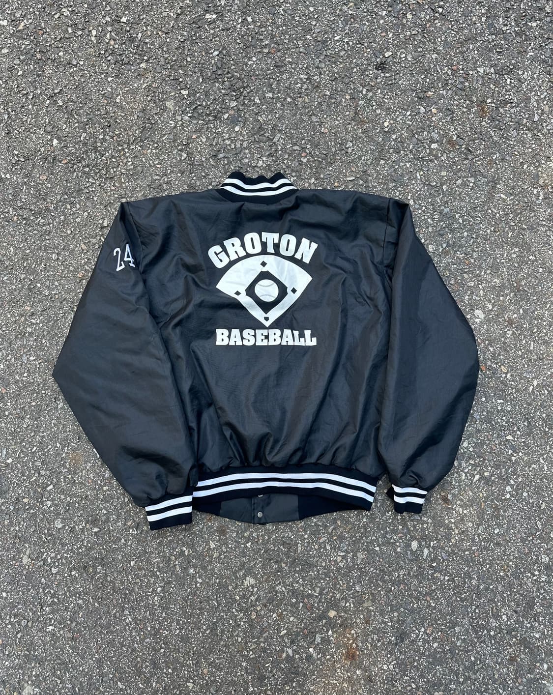 빈티지 90s 베이스볼 사틴 자켓 상품이미지3