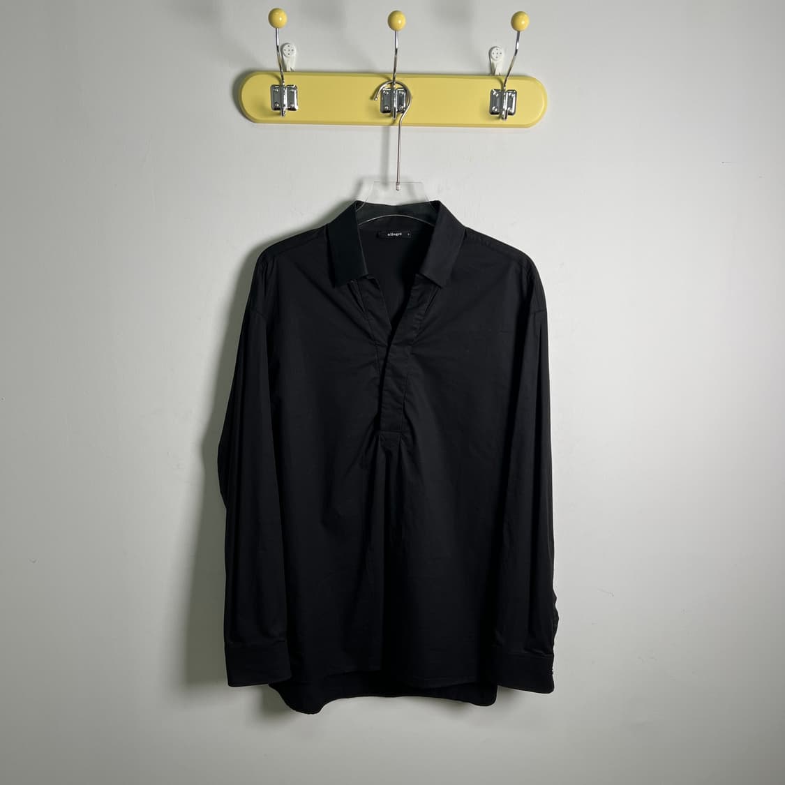 allegri 알레그리 블랙 튜닉 셔츠 S 상품이미지1