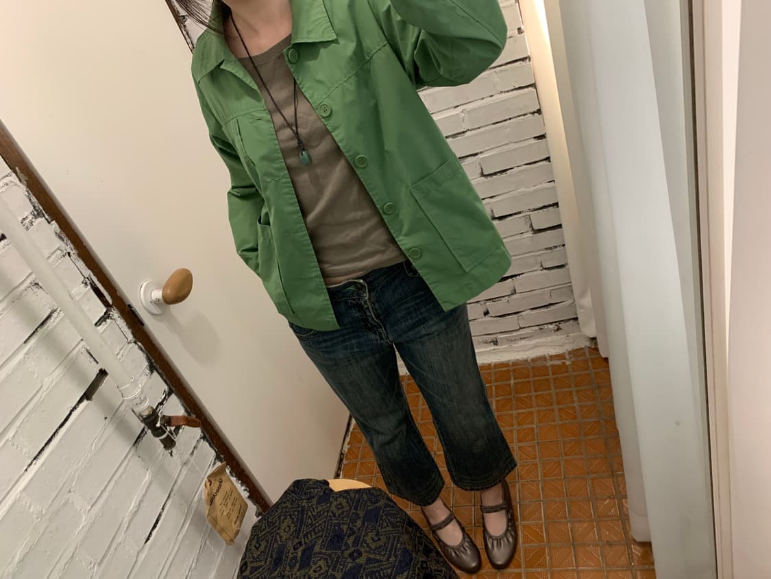 Green standard fit jacket 상품이미지5
