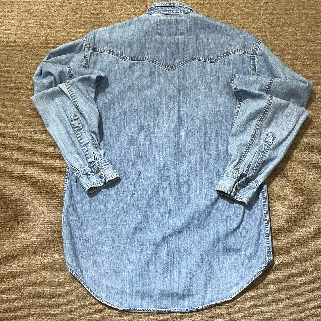 (S) 90s Levi's 리바이스 코튼 데님 셔츠 상품이미지7