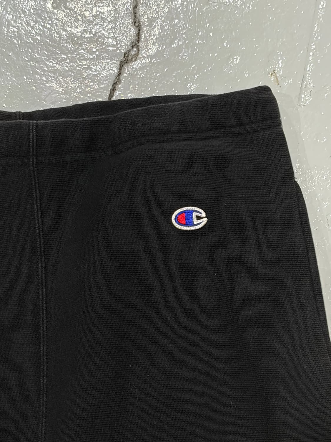 챔피온(Champion) 재팬 리버스위브 블랙 스웻 팬츠 상품이미지2