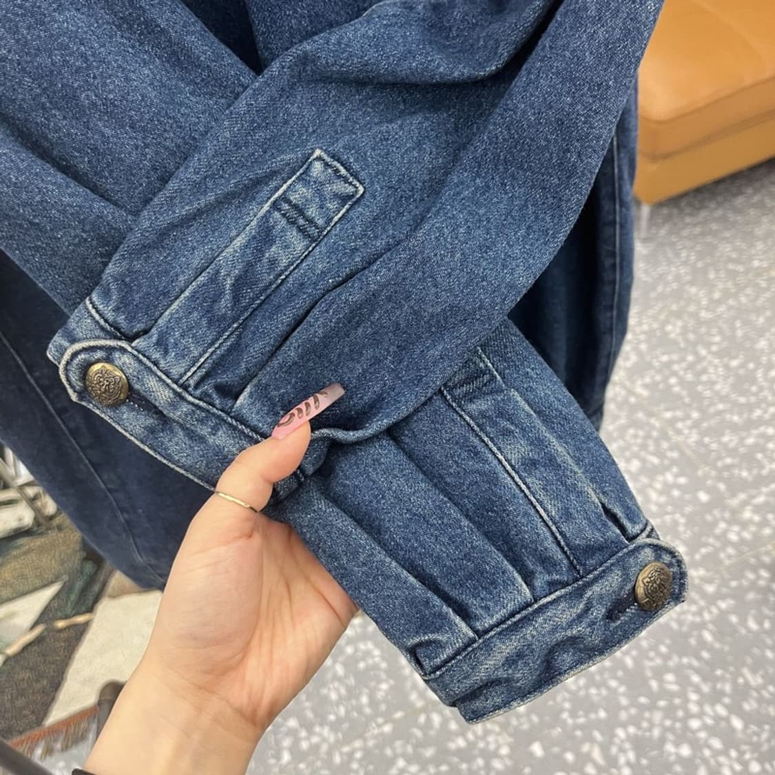 에벡스 바이 크리지아 캐주얼 시크 오버핏 데님자켓 42 C11658 상품이미지7
