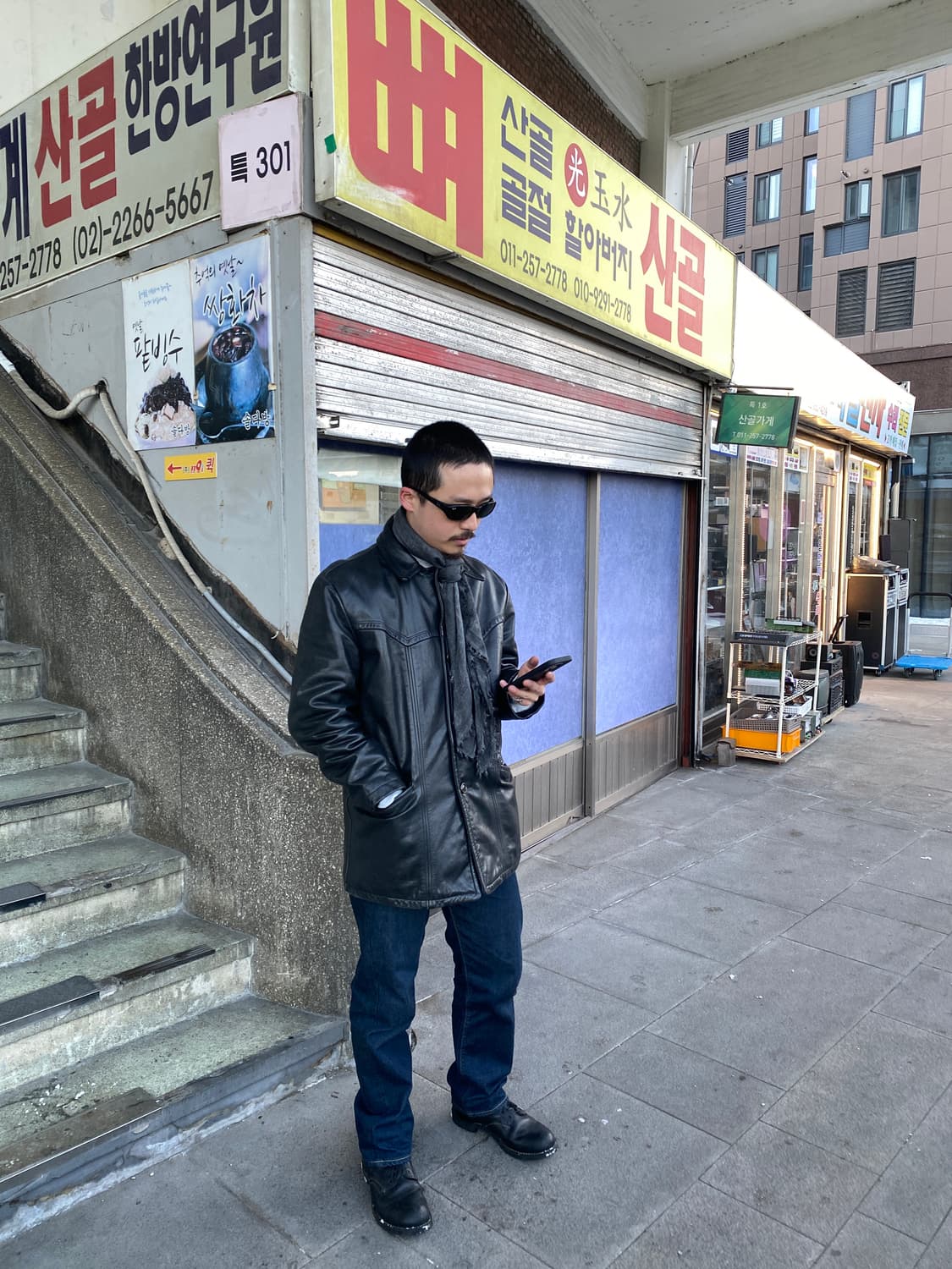 vintage short scarf 2c (컬러 택1) 상품이미지8