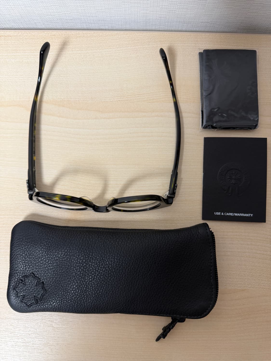 크롬하츠 baby 뿔테 안경 45 사이즈 새상품 nos (레어 단종) 상품이미지9