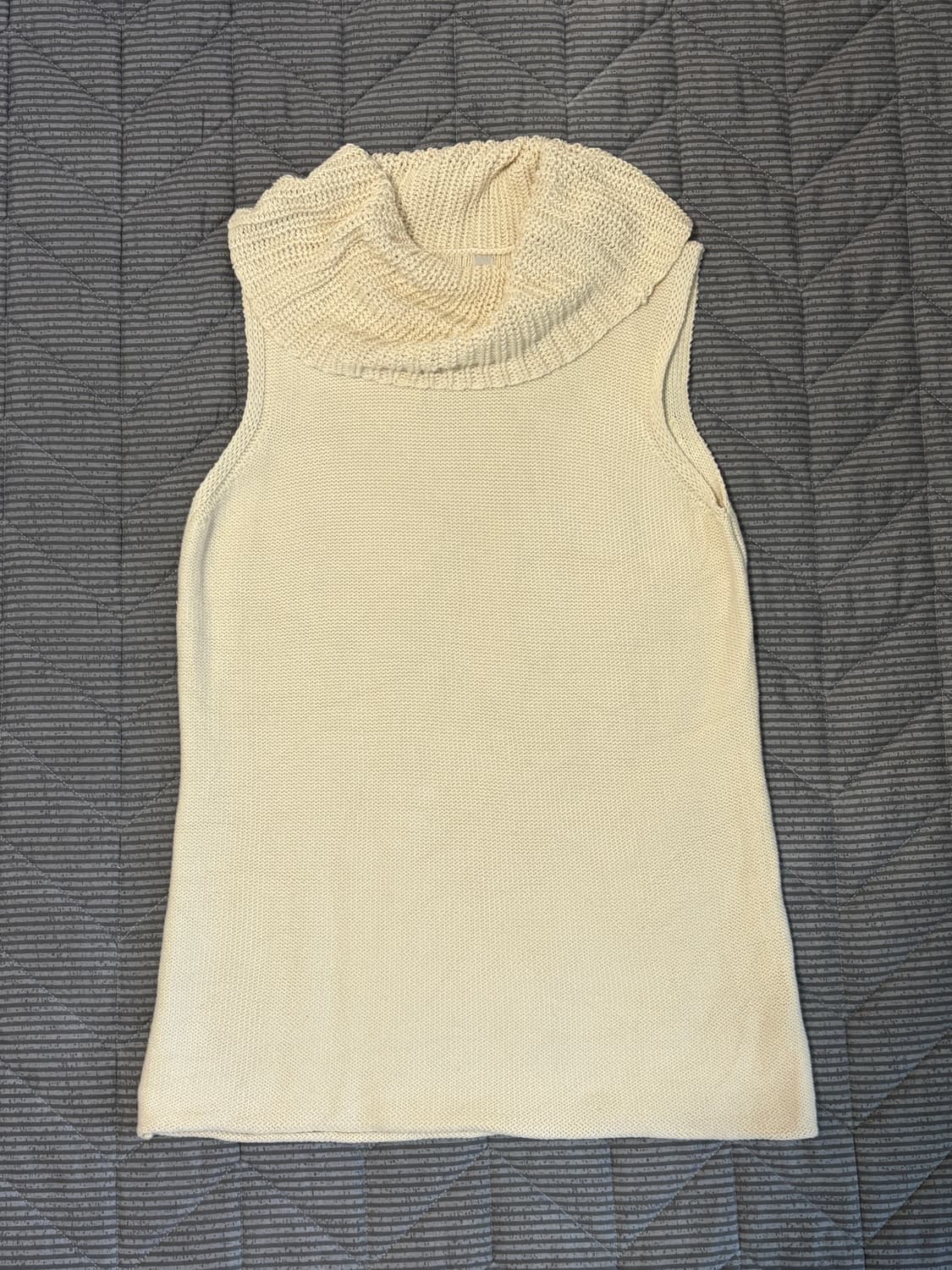 Cream vest knit 상품이미지1