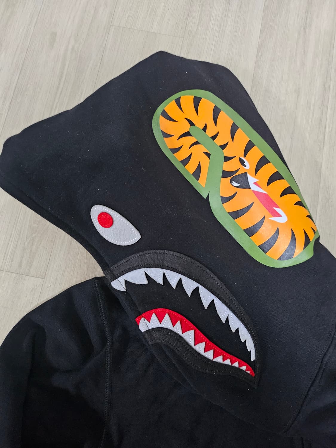 베이프 후드집업 블랙 M 상품이미지6