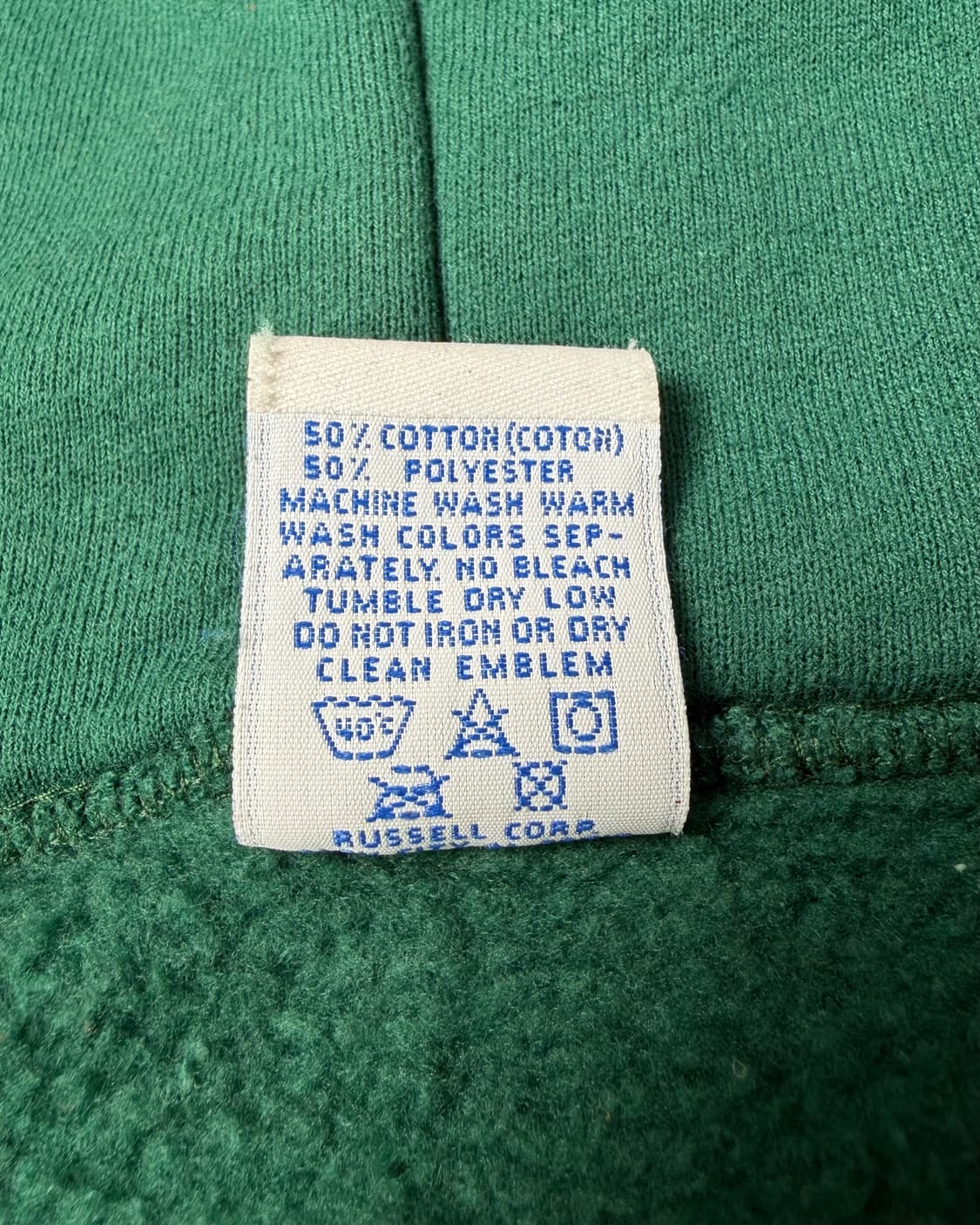 90s Russell Zip Up Hoodie (green) 상품이미지4