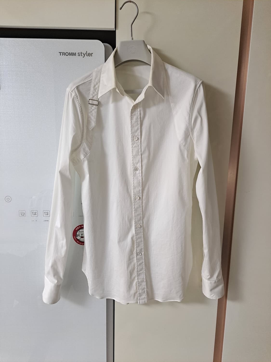 MCQUEEN 알렉산더 맥퀸 - 버클 하네스 실크 셔츠 95 상품이미지4