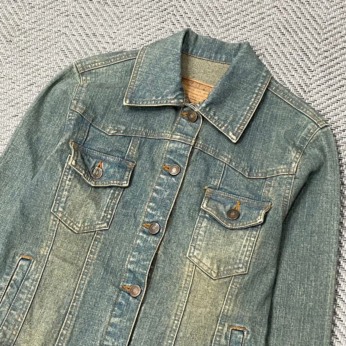 Y2k 데님 자켓v0035 상품이미지3