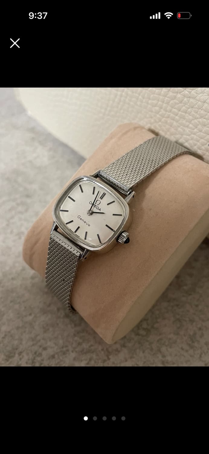 오메가 제니브 스퀘어 수동시계 상품이미지1