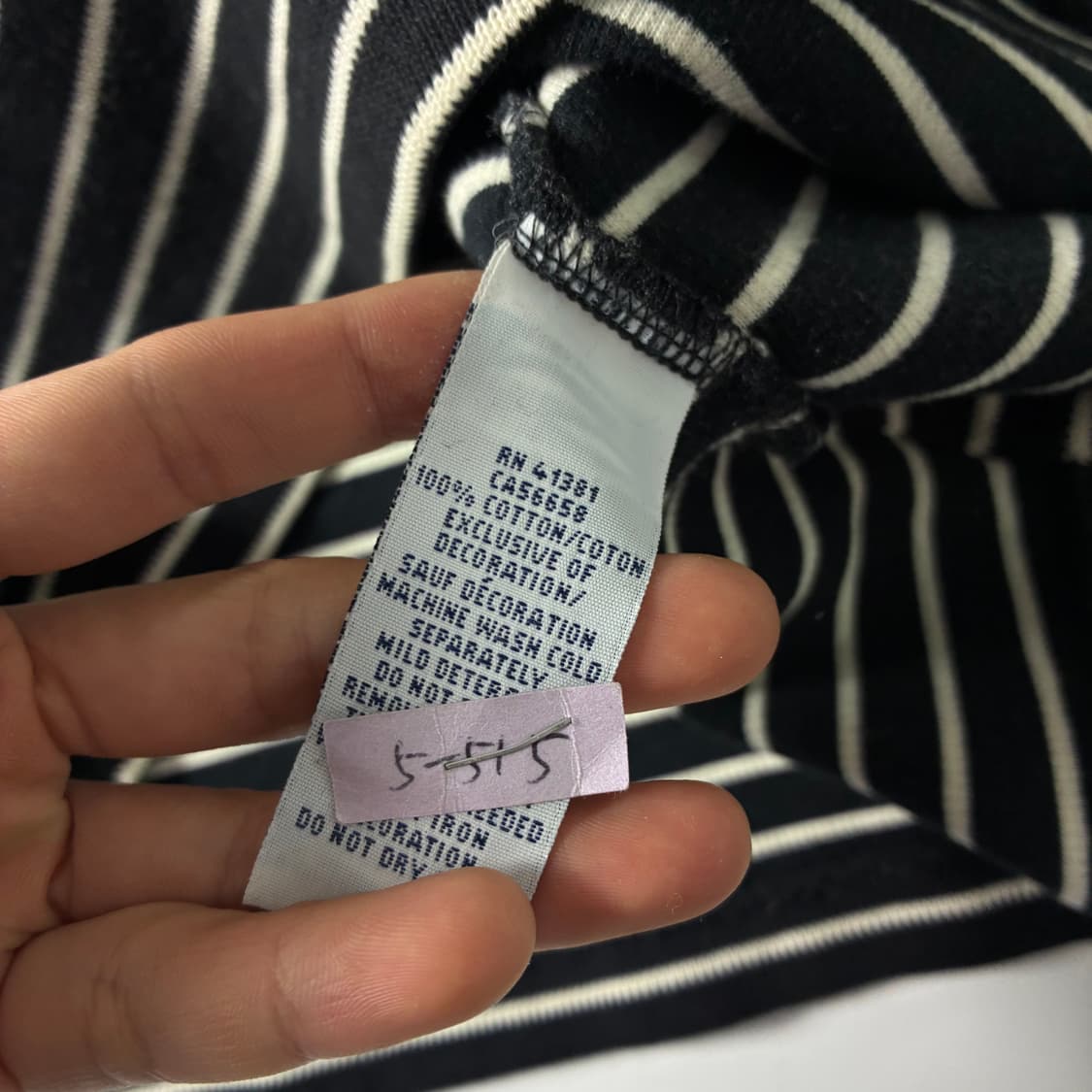 Polo  폴로 랄프로렌 자수 코튼 스트라이프 반집업 니트  상품이미지4