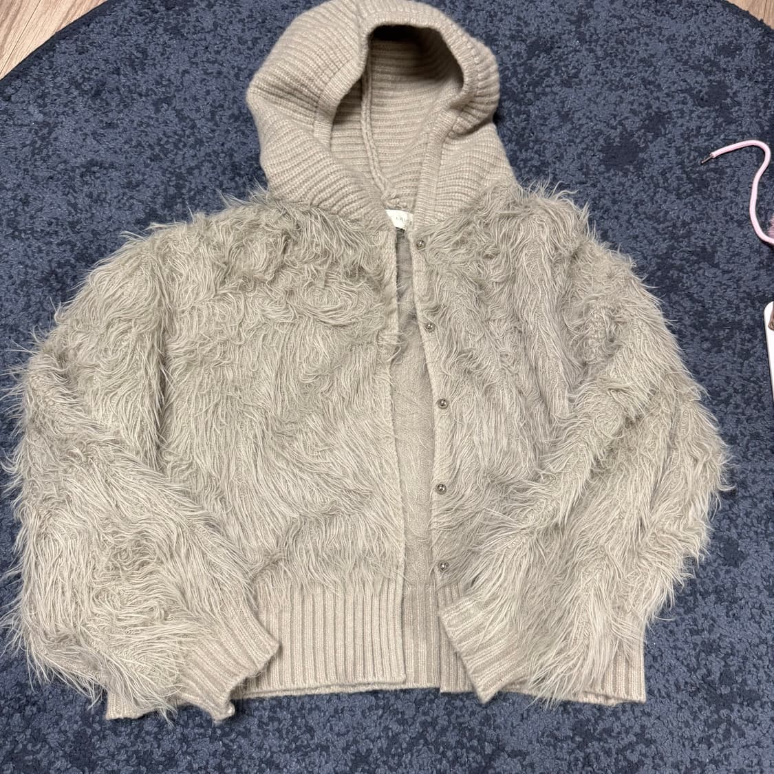 갸루 퍼 후드 (에이블리) 가디건 상품이미지2