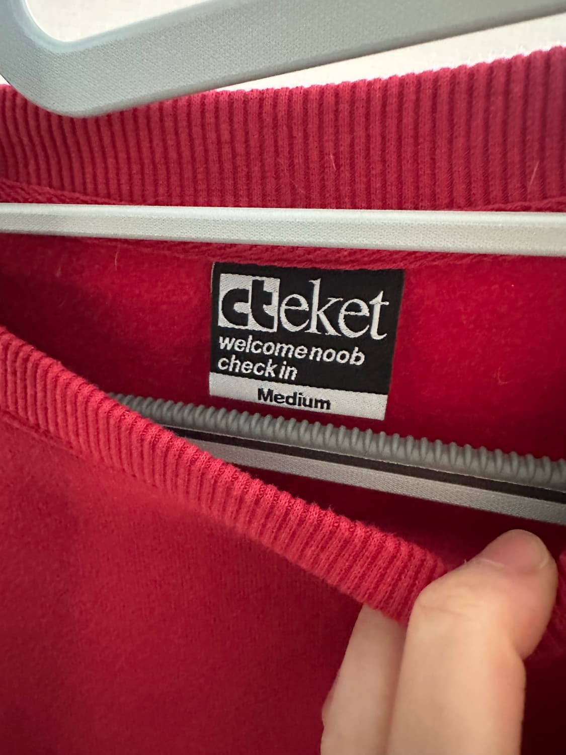 테켓 Minute Sweatshirt Red m사이즈 상품이미지10