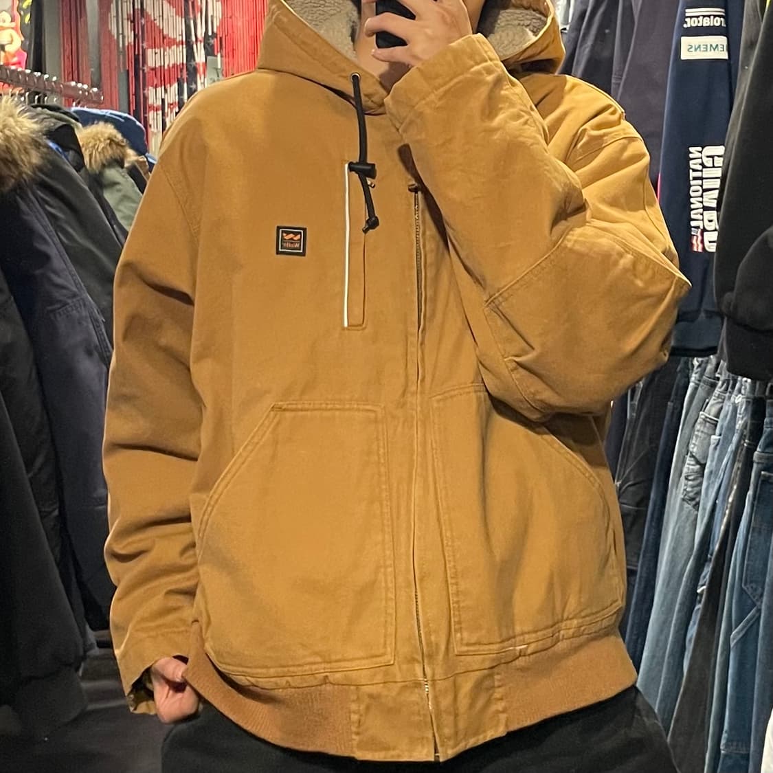 [IM] VTG 빈지티 베이지 후드 워크자켓  상품이미지2