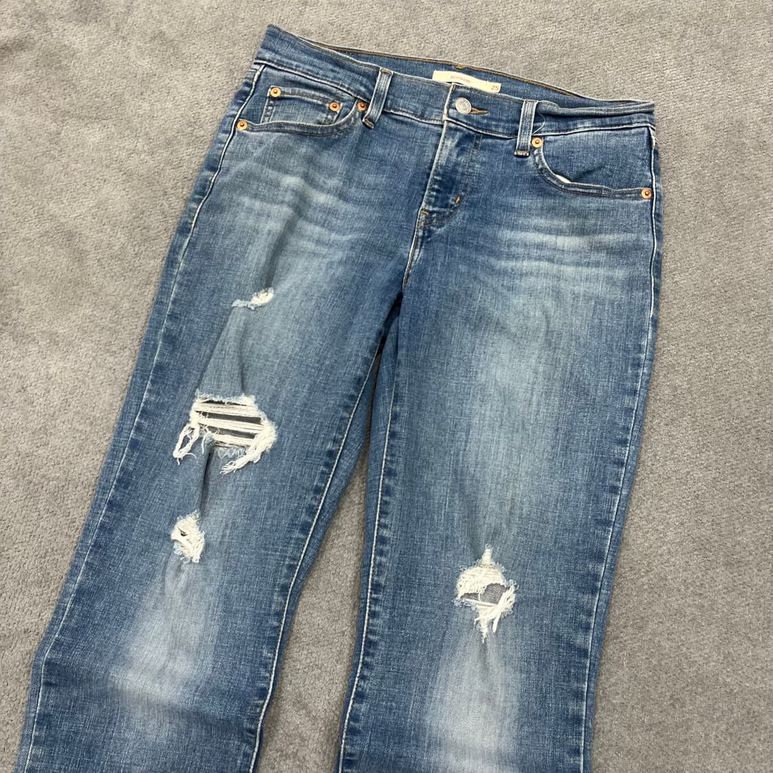 25 리바이스 boyfriend 디스 워싱 데님팬츠 상품이미지3