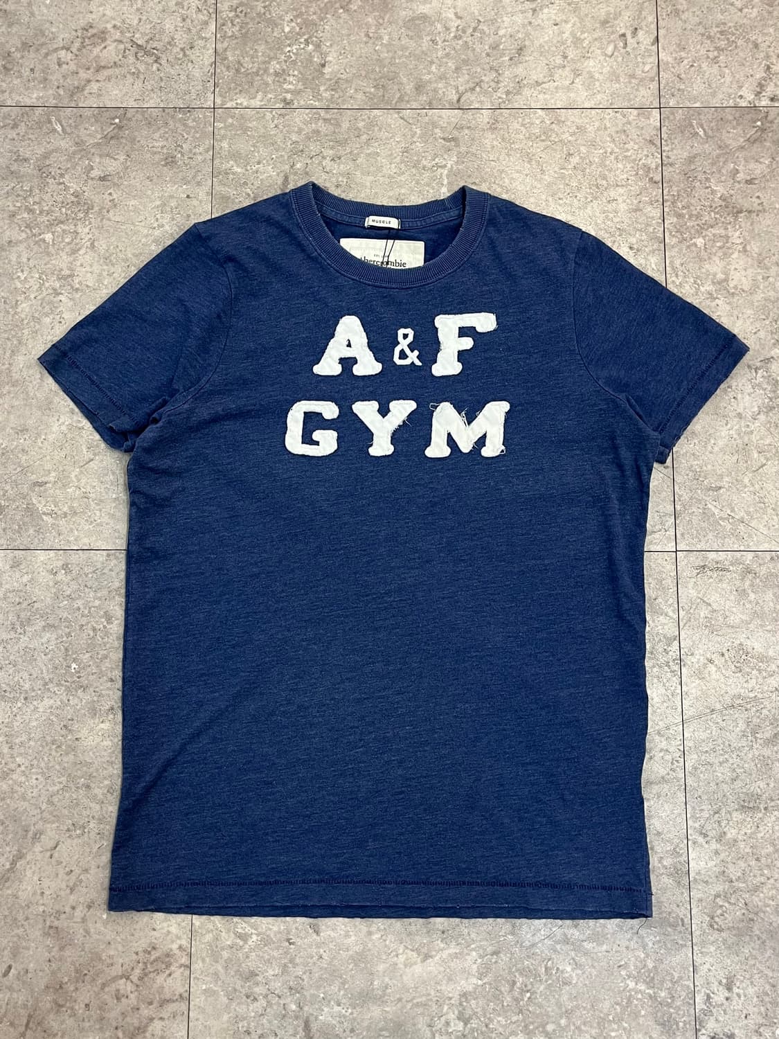 아베크롬비 반팔티 네이비 XL #csz3505 상품이미지4