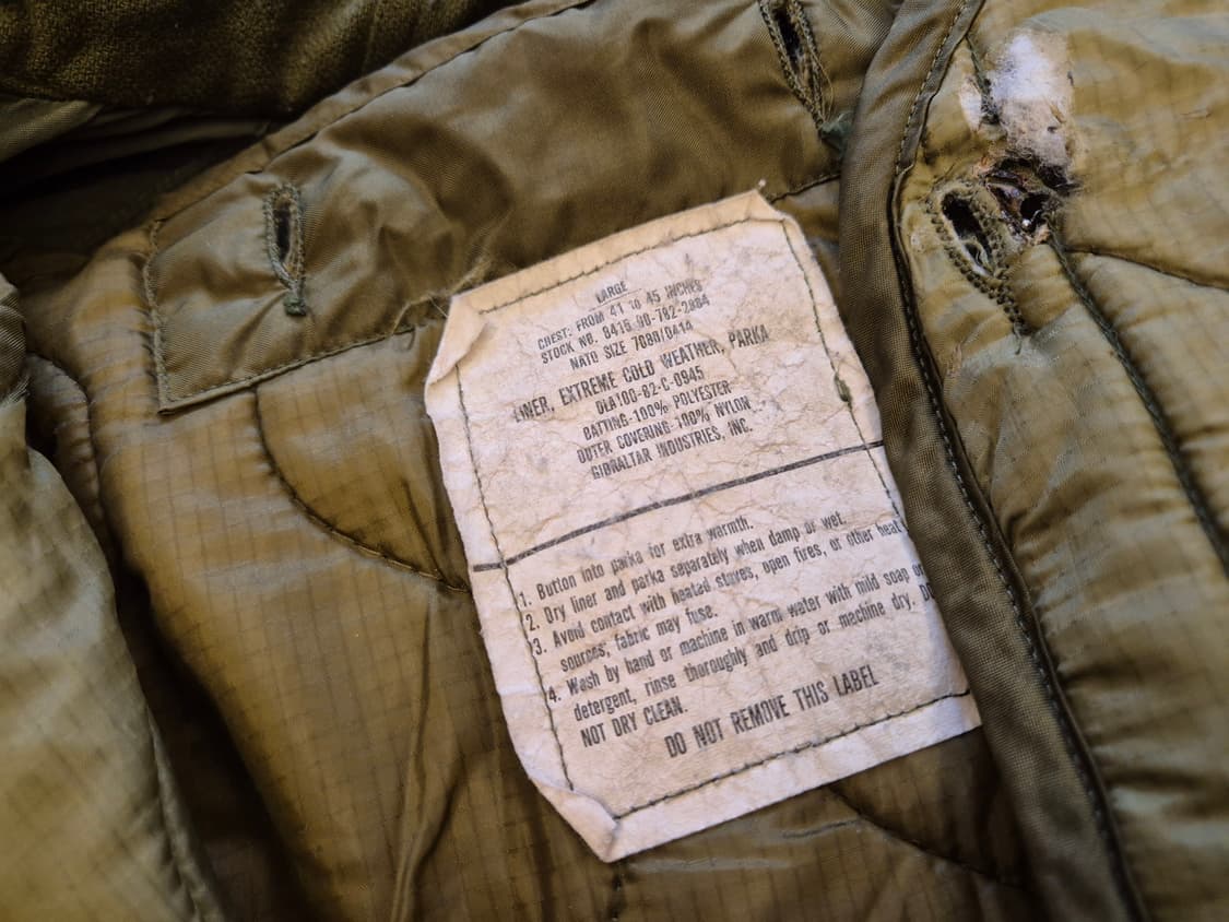 80s u.s army m65 fishtail parka 상품이미지10