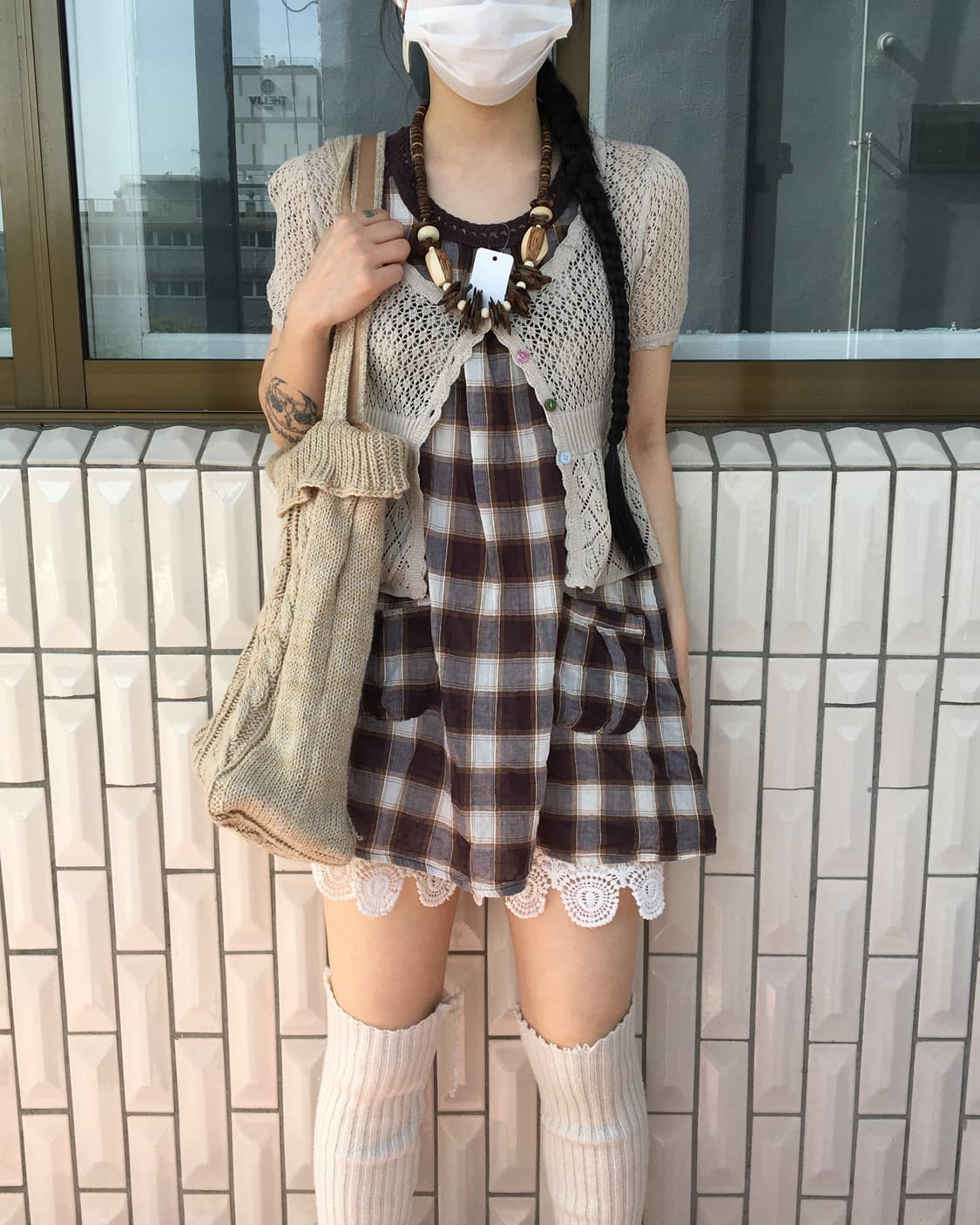  pom pom knit shoulder bag 상품이미지6