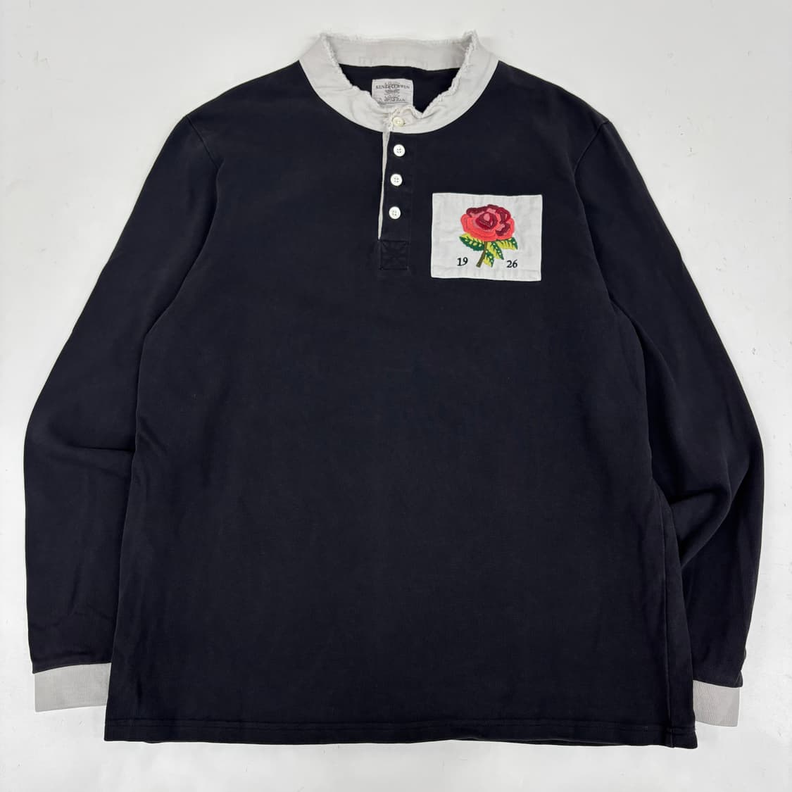 Kent & Curwen Stokes Rose Rugby Shirt 상품이미지1