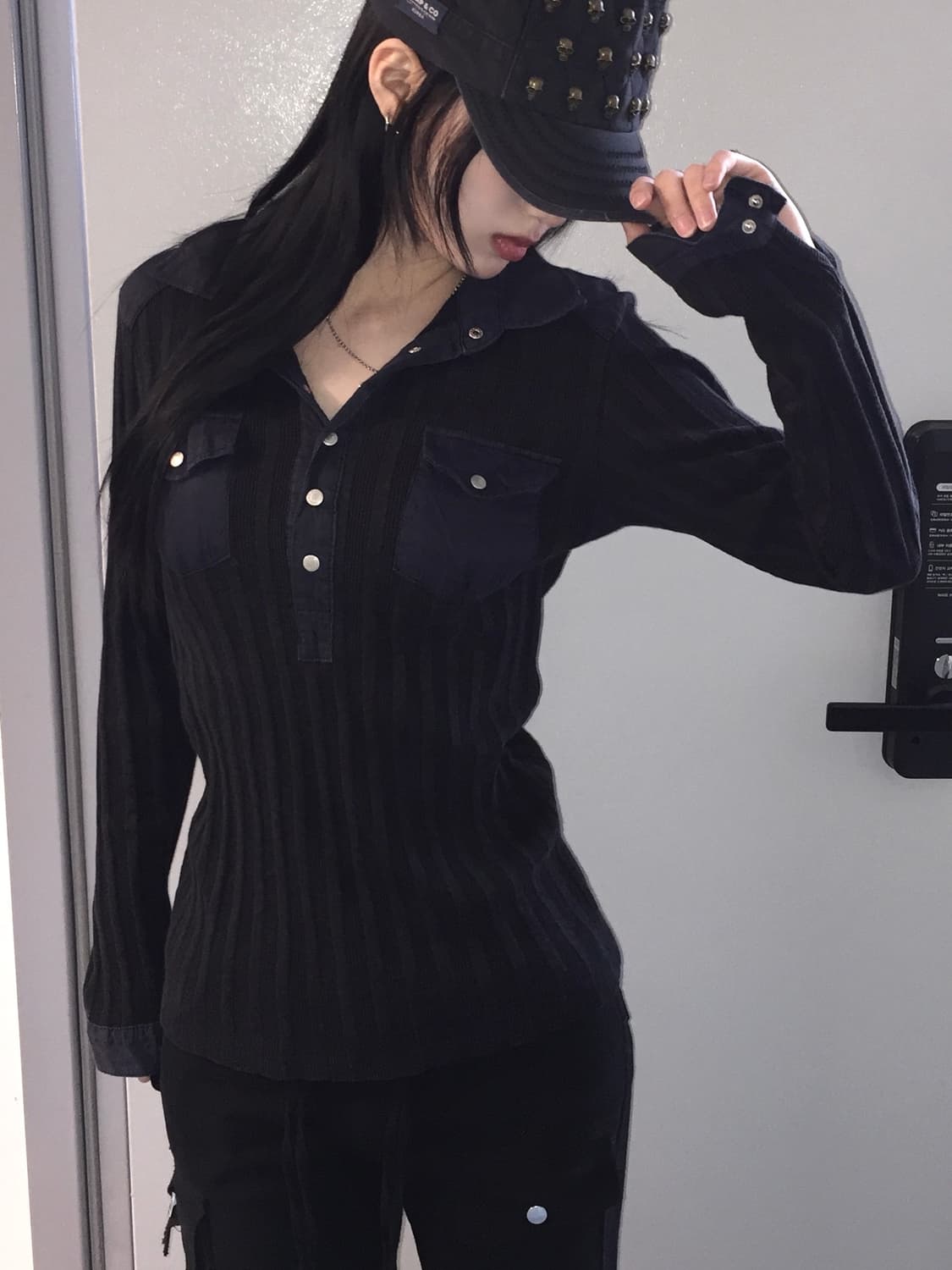 Vintage Collar Long-Sleeved 상품이미지4