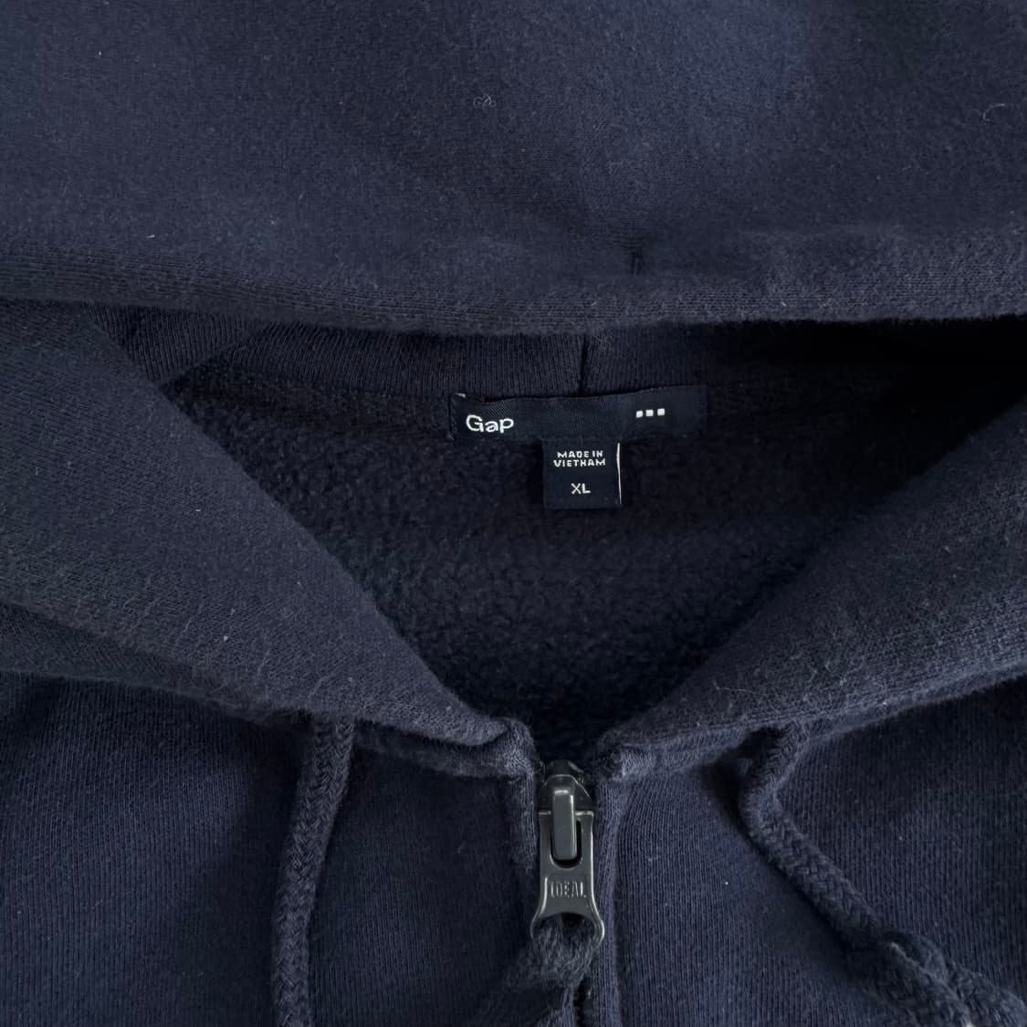 Gap 갭 스카이블루 체크 로고 네이비 후드집업  상품이미지5