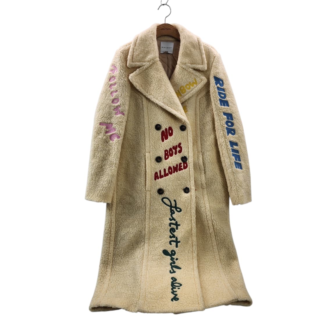 [EUR38] Mira Mikati 미라미카티 페이크양모 코트 상품이미지1