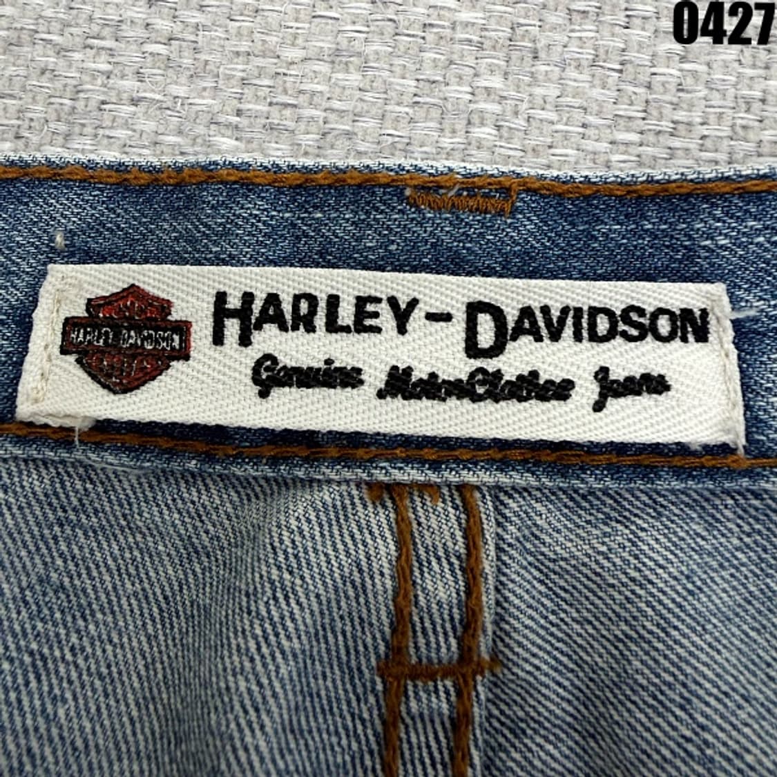 할리데이비슨 스트레이트 핏 빈티지 데님 팬츠 34X34 0427 상품이미지5