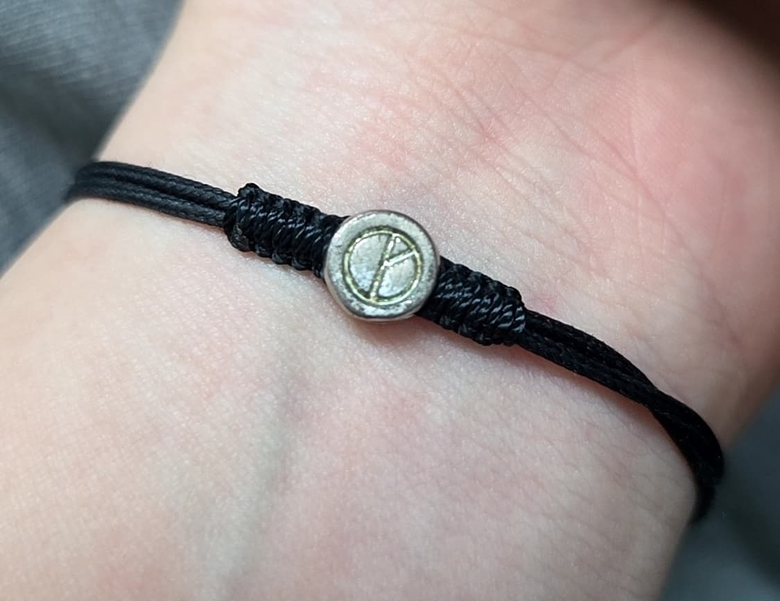 피스마이너스원 스트링 팔찌 #2 블랙 스몰 상품이미지3