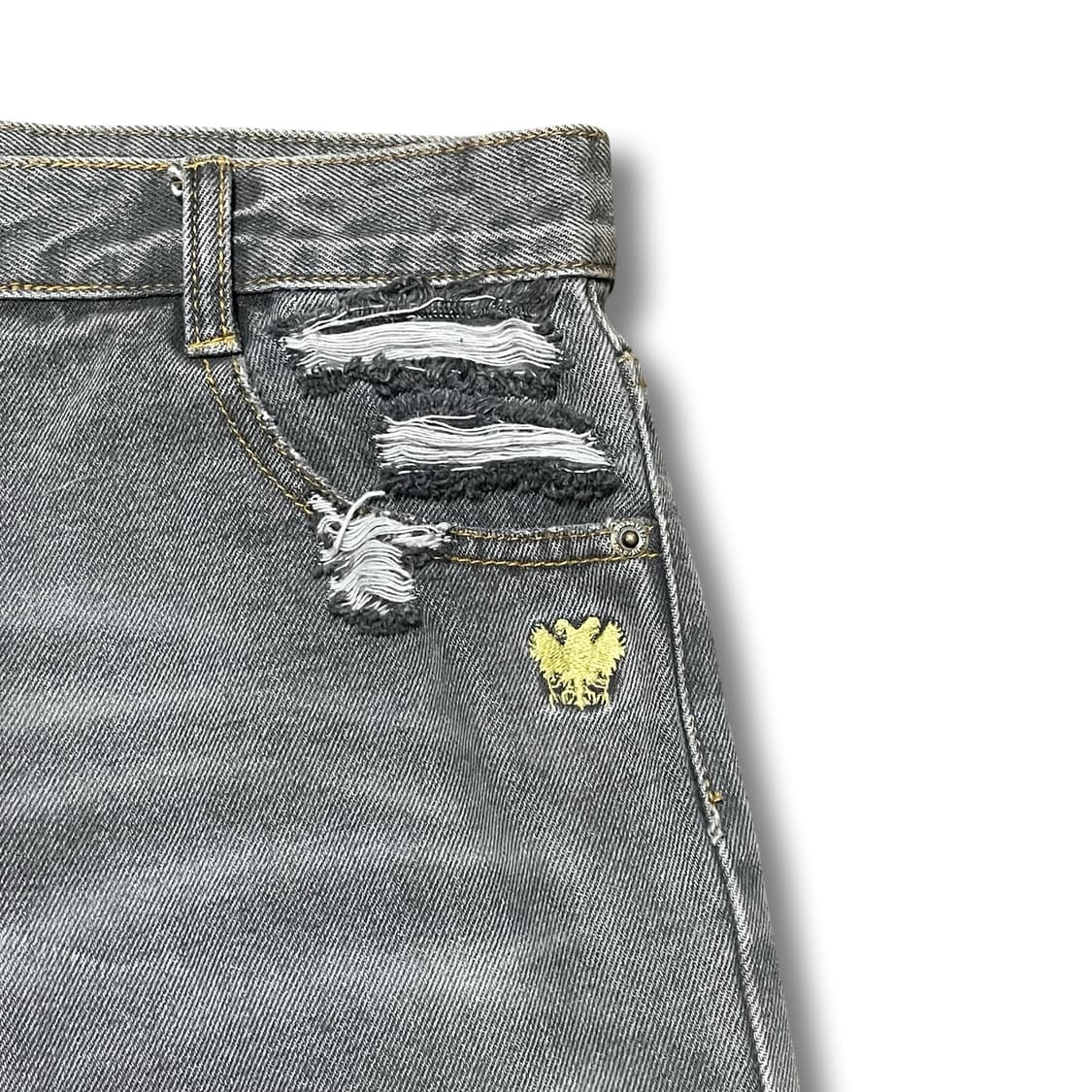 [36] WTAPS 일본빈티지 와이드 데미지 데님팬츠 상품이미지2