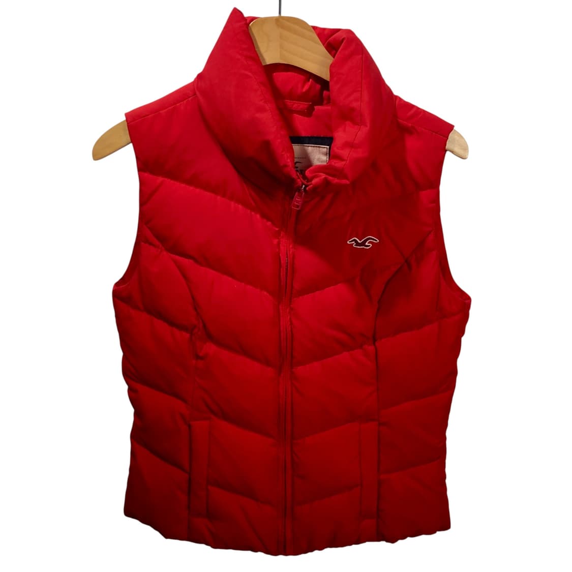 홀리스터 레드 패딩 베스트 상품이미지2