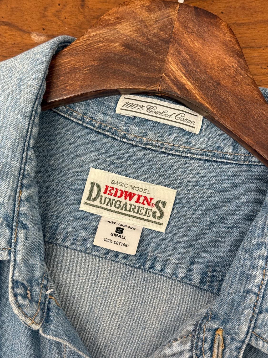 Edwin DUNGAREES Denim Short Sleeve Shirt 상품이미지7
