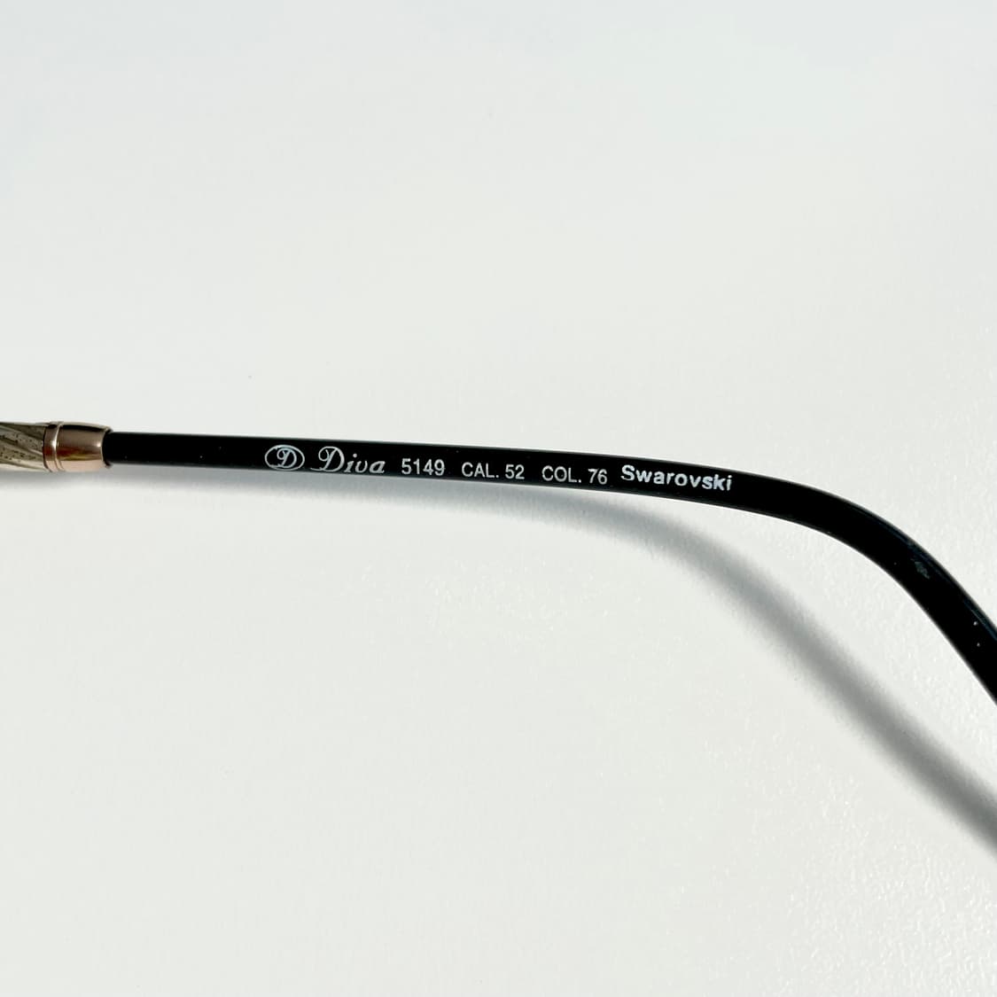 DIVAxSwarovski 이태리의 하우스브랜드 디바 사의 빈티지 안경 상품이미지4
