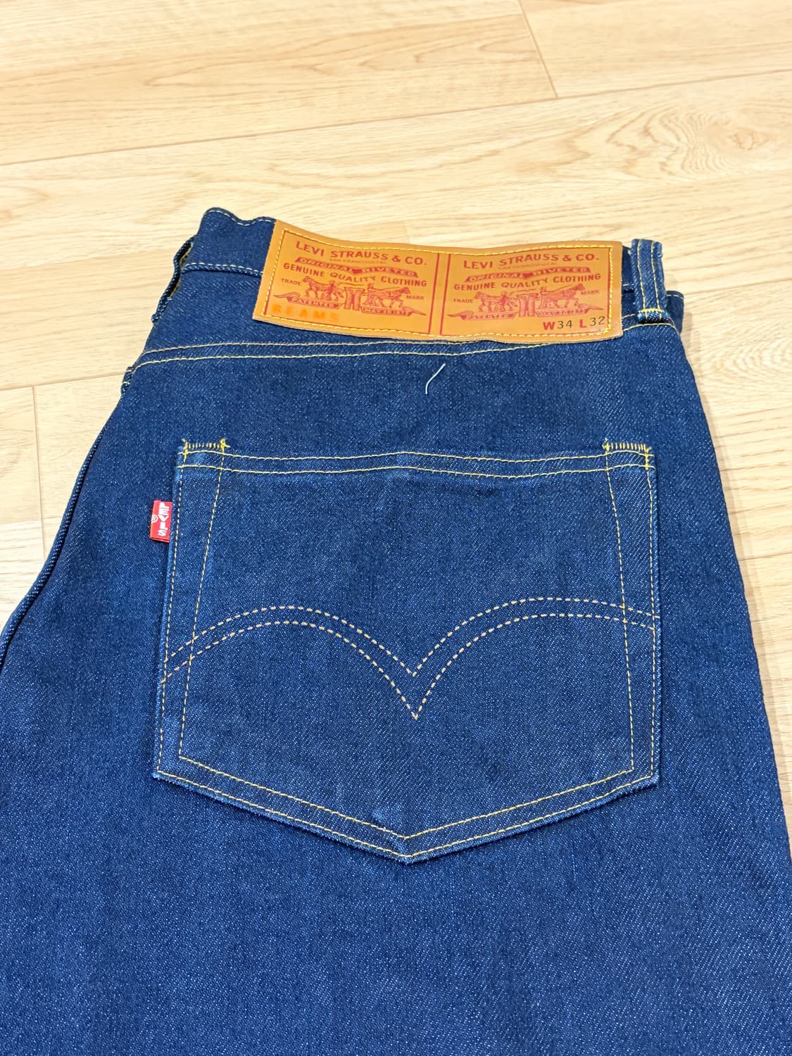 리바이스 빔즈 슈퍼와이드 린진스 34 x 32 보관만 한 상품 상품이미지1