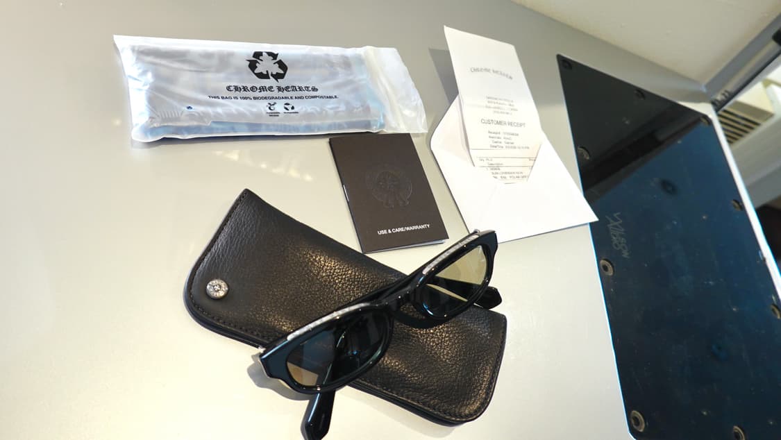 크롬하츠 로우라이더 유광블랙 선글라스/안경 상품이미지1