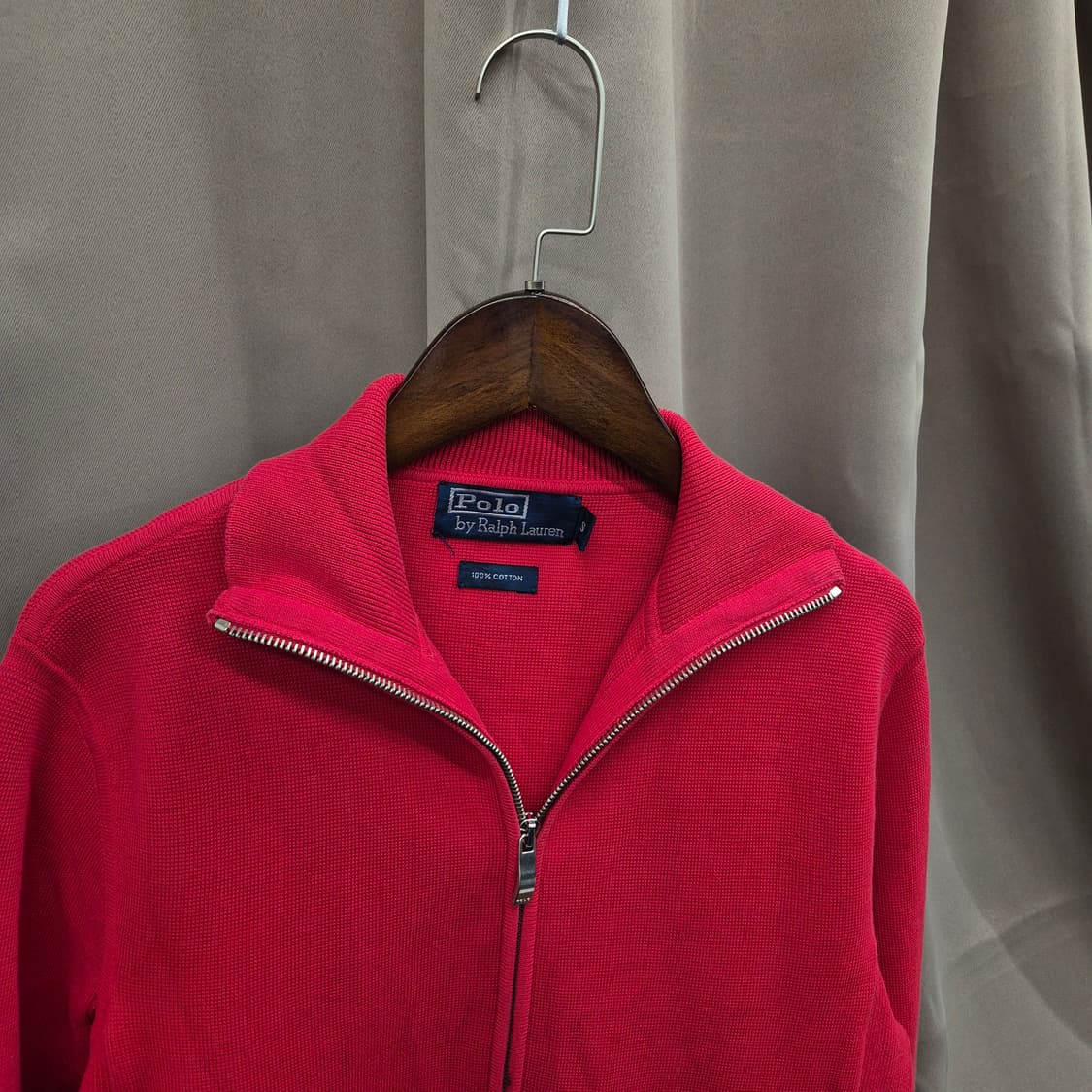 폴로 랄프로렌 코튼 니트 집업 S 상품이미지2