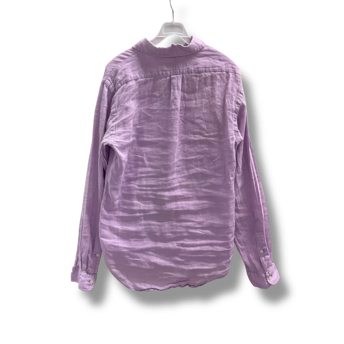 [S] 폴로 슬림핏 퍼플 린넨 셔츠 상품이미지4