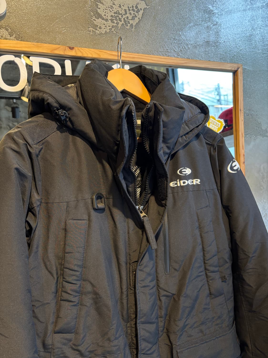 아이더 블랙 롱 패딩 S 상품이미지2