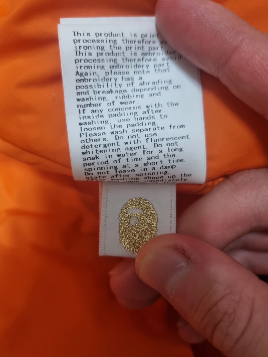 [판매] 베이프 BAPE 샤크 타이거 하프 ma-1 자켓 상품이미지9