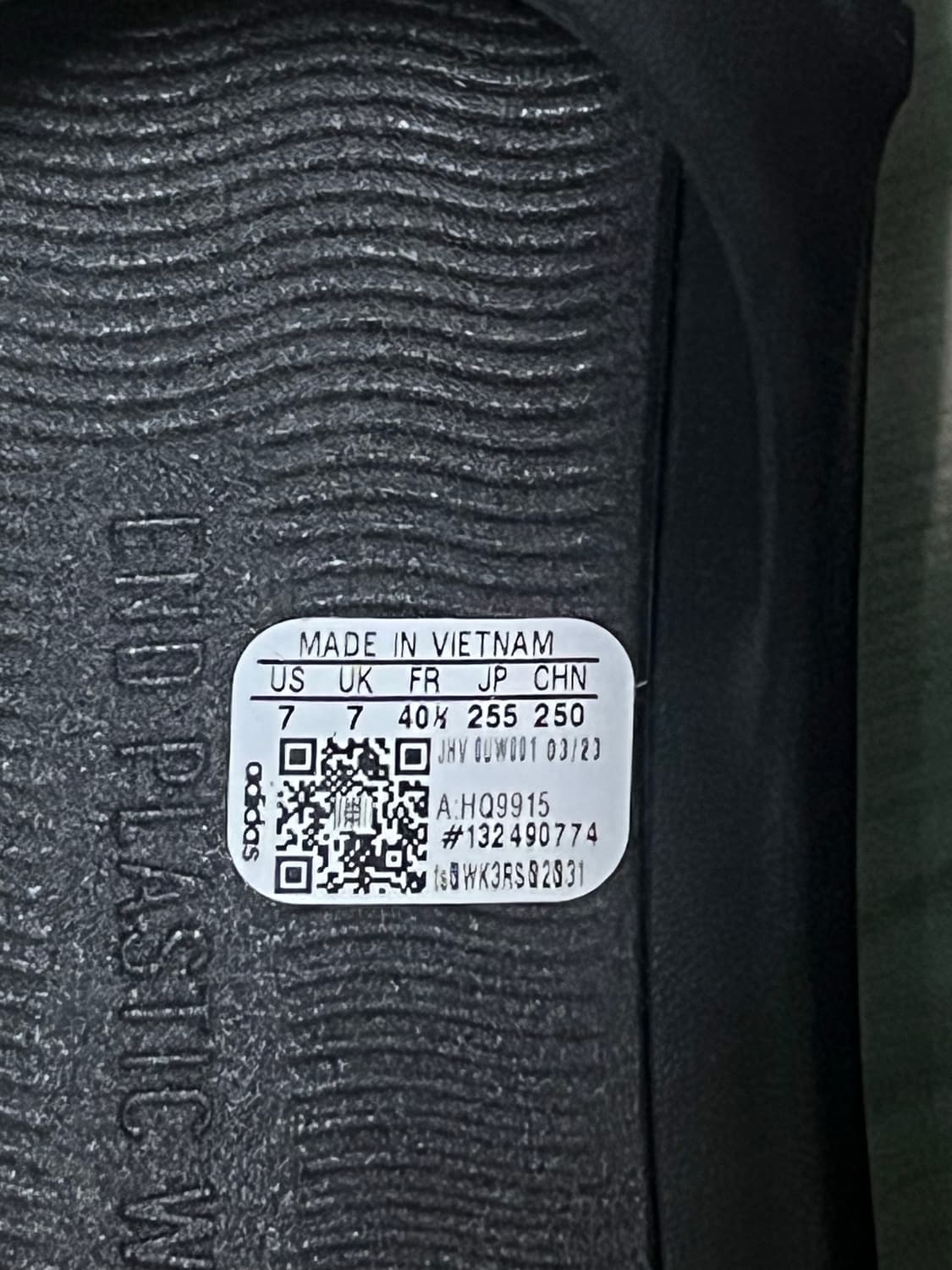 아디다스 아디케인 슬리퍼 블랙 250 새상품 상품이미지2