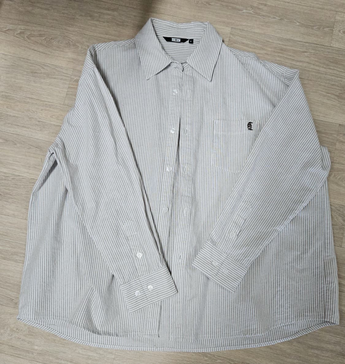 트릴리온 시티보이 보트자수 옥스포드 오버핏 셔츠 상품이미지3