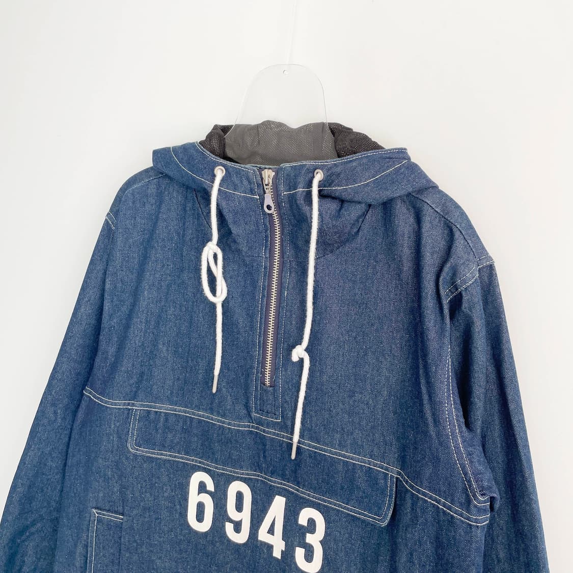 F1 언더에어(UNDER AIR) 6943 데님 아노락 재킷 L사이즈 상품이미지2