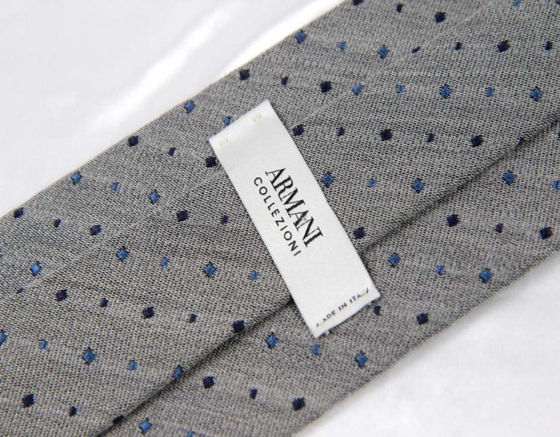 알마니 9.6cm A등급 클래식 남자 명품 넥타이 상품이미지3