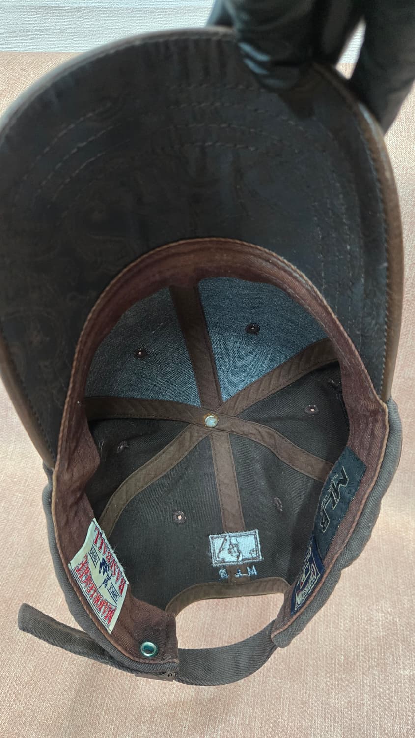 [희귀/빈티지] MLB 디트로이트 타이거즈 가죽챙 브릭스 스타디움 볼캡 상품이미지6