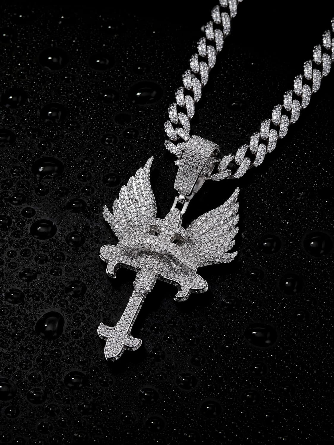 Wing Cross Ice Chain 상품이미지2