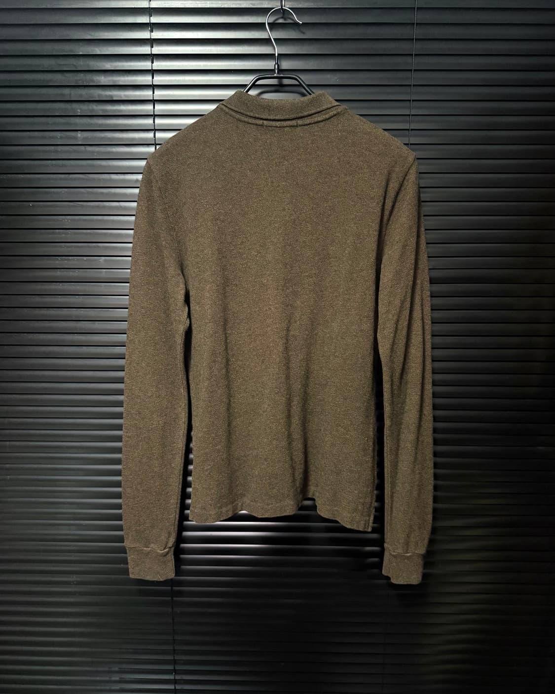 폴로 랄프로렌 PK 카라 긴팔 티 울 코튼 혼방 브라운 갈색 L 100  상품이미지5