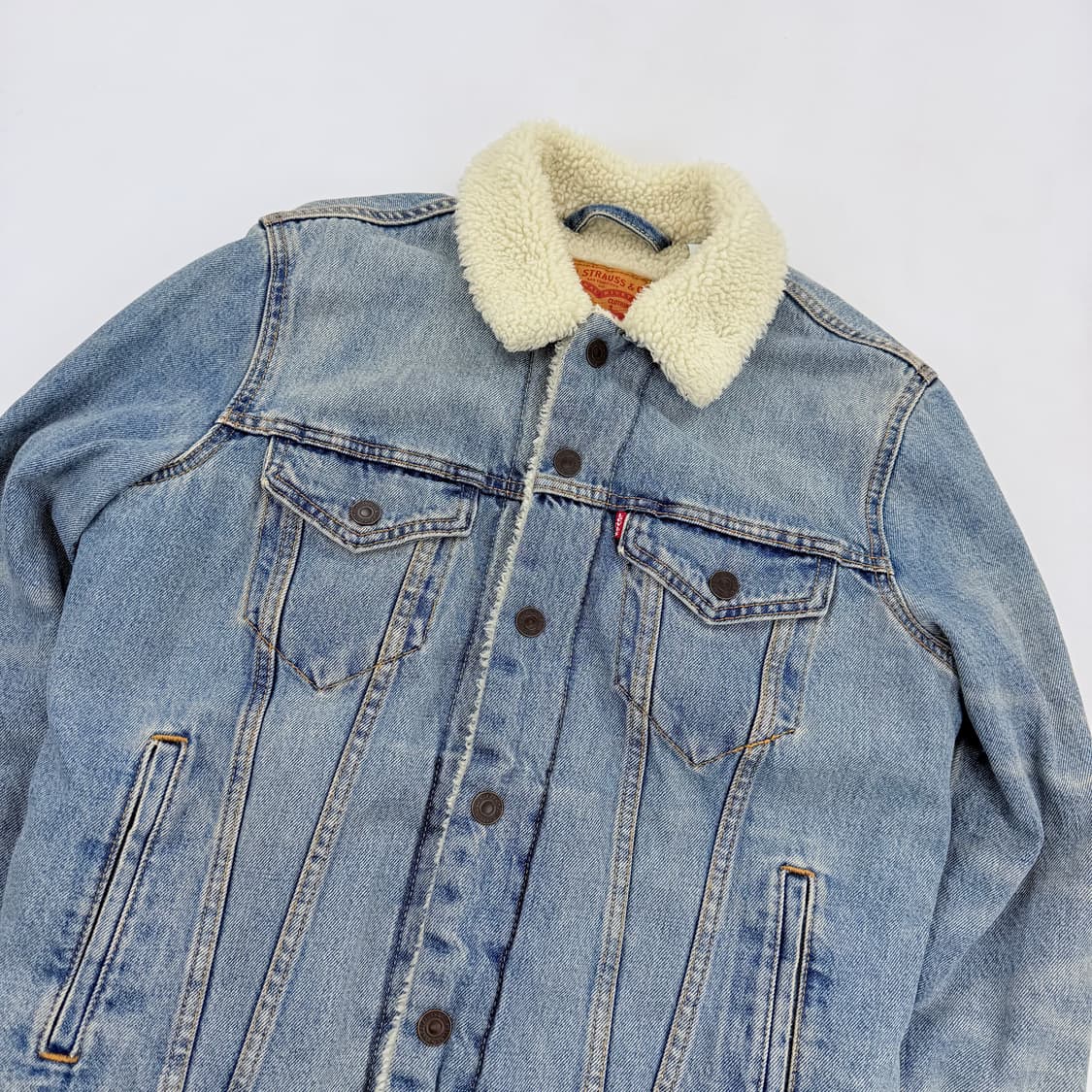 리바이스 스탠다드 쉐르파 트러커 청자켓 상품이미지2
