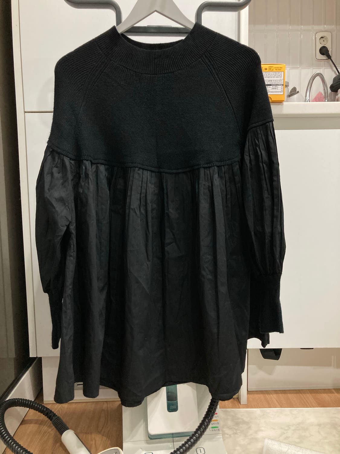 일본빈티지 니트 퍼프 원피스 상품이미지1