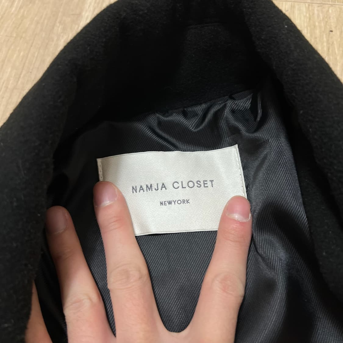 NMAJA CLOSET 뉴욕 블랙 트렌치코트 FREE  상품이미지4