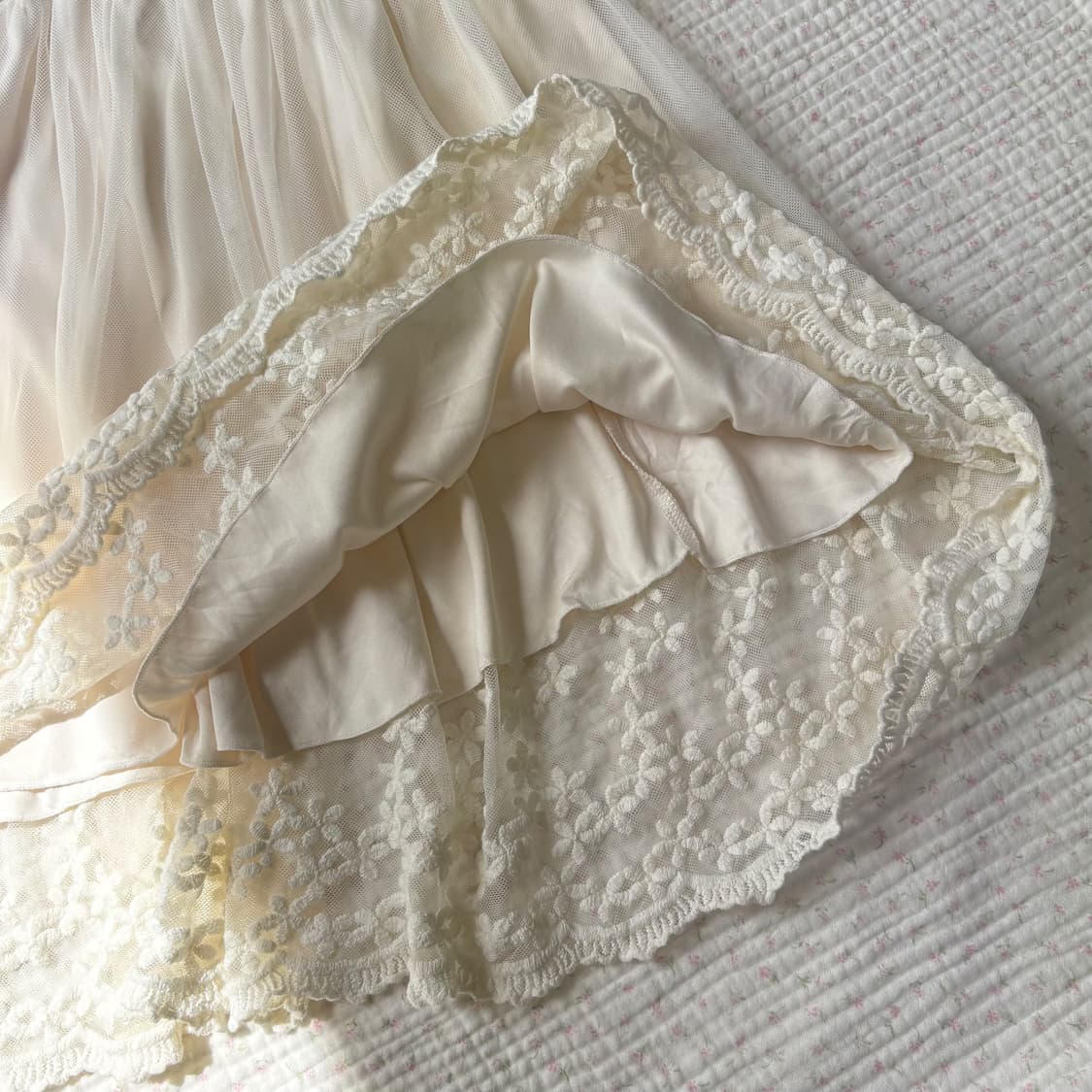 JPN/ 캉캉 레이스 스커트 모리걸미니스커트 모리룩미니스커트  상품이미지4